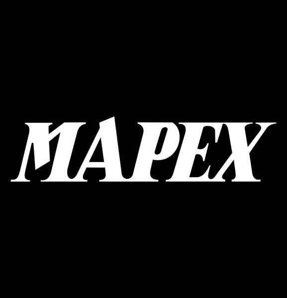 Mapex decal, music instrument decal, car decal sticker