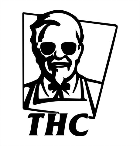 THC Marijuana decal