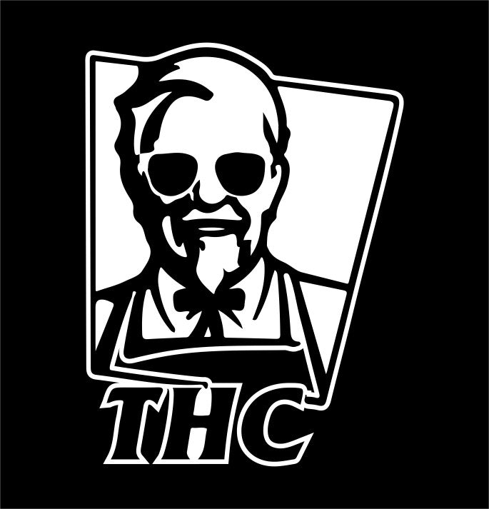 THC Marijuana decal
