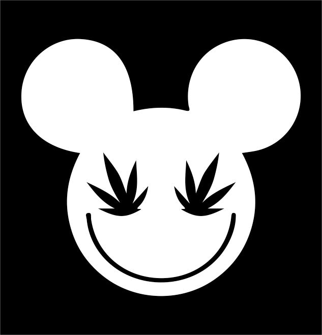 Marijuana Weed Mouse marijuana decal
