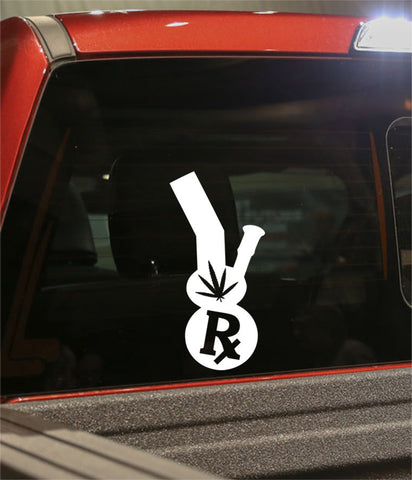 rx bong marijuana decal - North 49 Decals