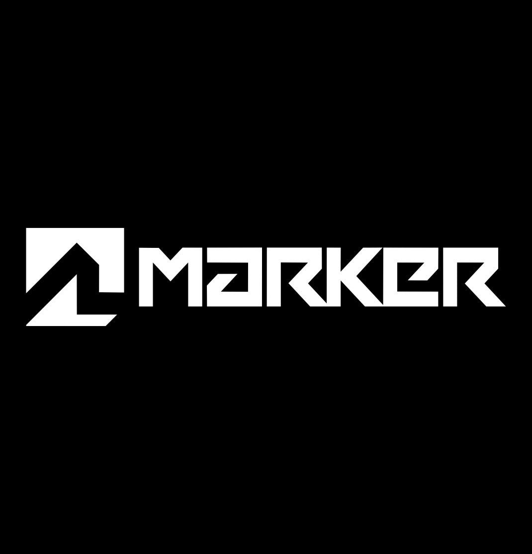 Marker decal, ski snowboard decal, car decal sticker