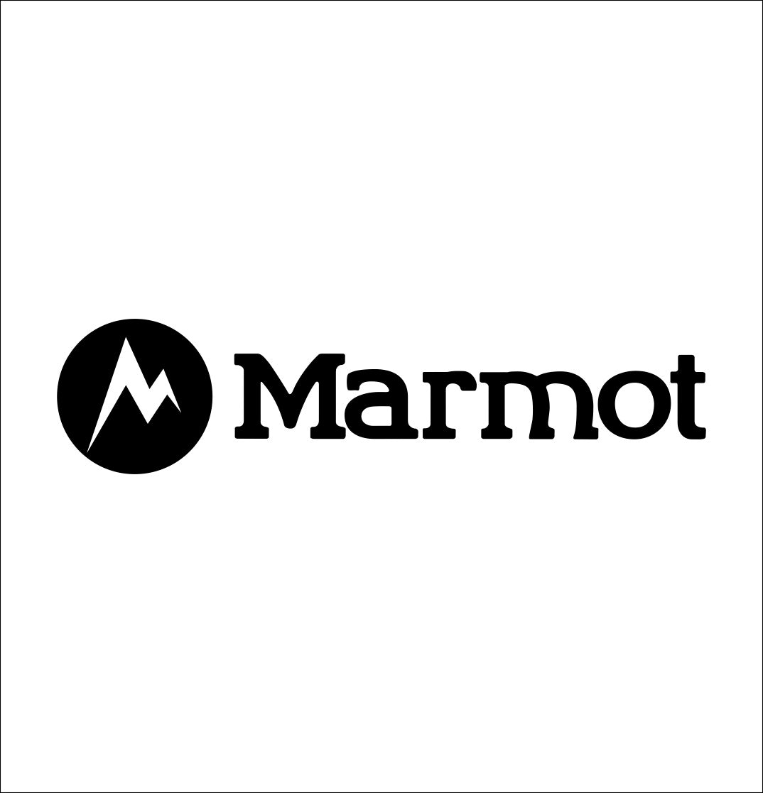 marmot decal, sticker, hunting fishing decal, car sticker