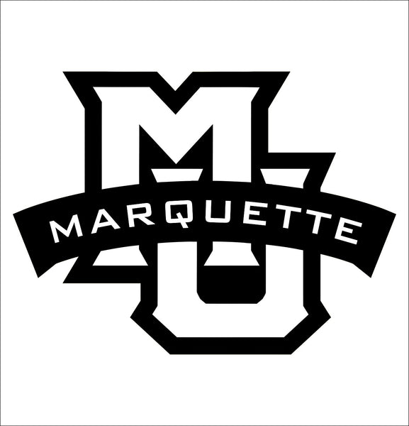 Marquette Golden Eagles decal, car decal sticker, college football