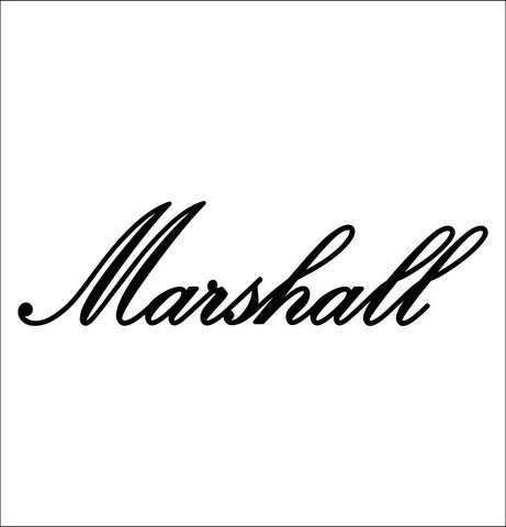 Marshall decal, music instrument decal, car decal sticker