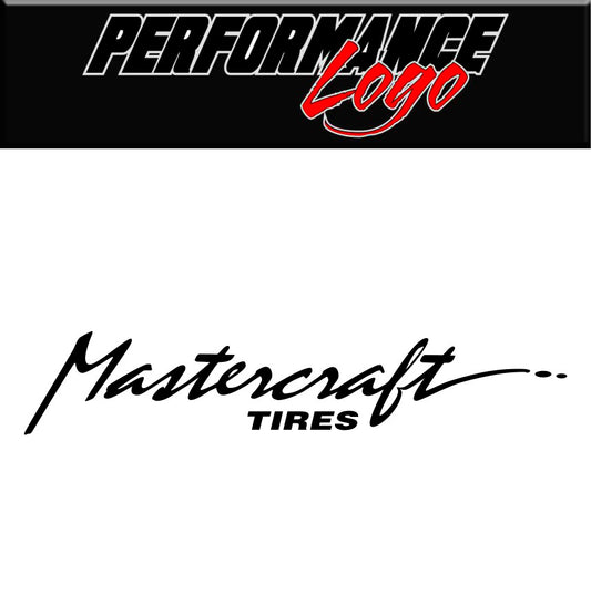 Mastercraft Tire decal, performance car decal sticker