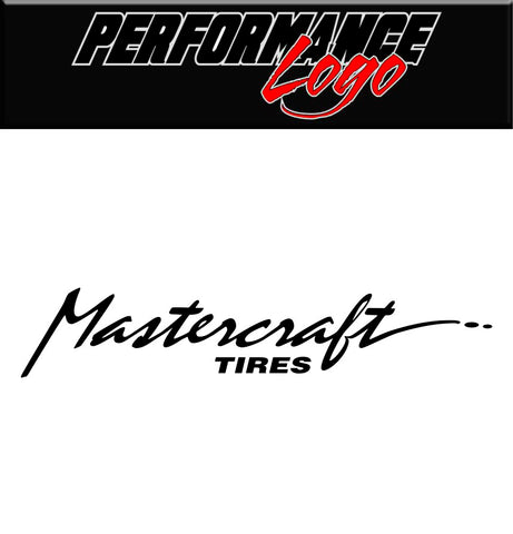 Mastercraft Tire decal, performance car decal sticker