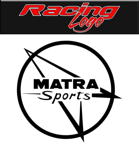 Matra Sports decal, sticker, racing decal