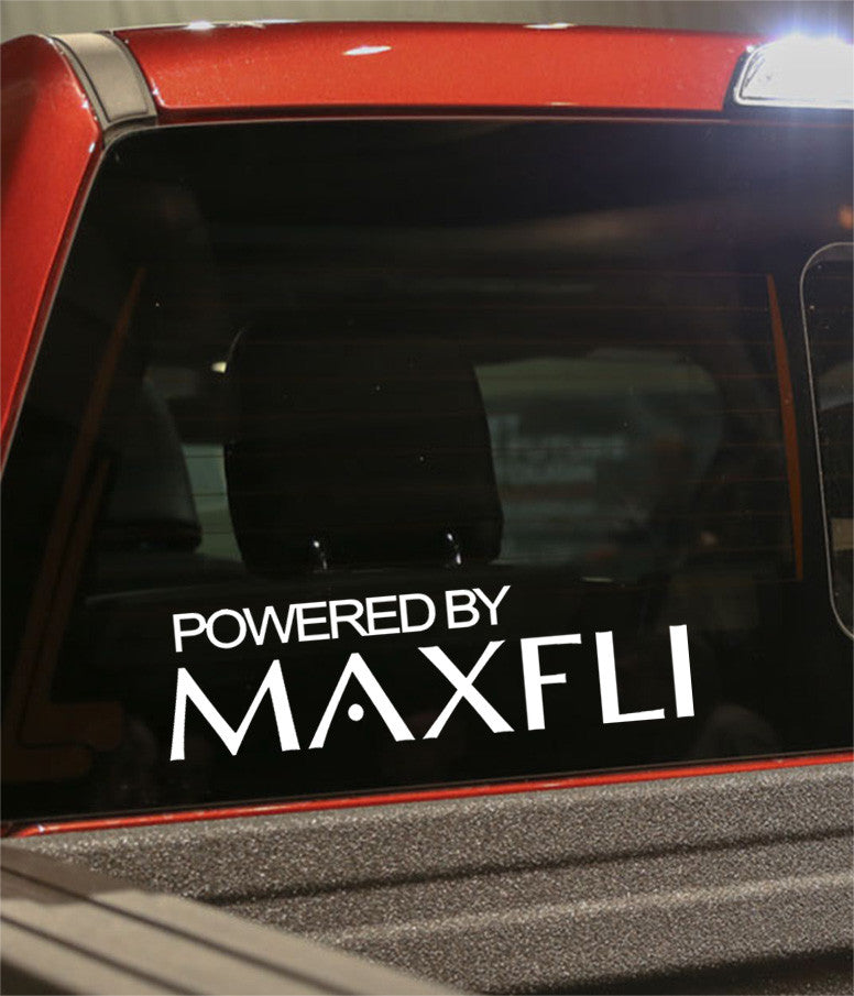 powered by maxfli golf decal - North 49 Decals