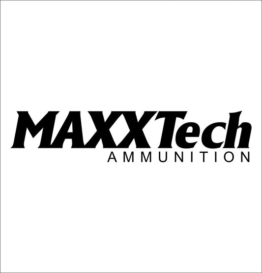 Maxxtech decal, firearm decal, car decal sticker