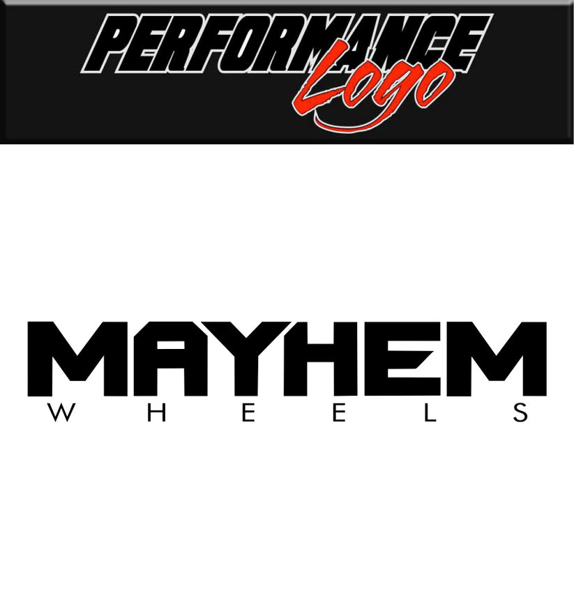 Mayhem Wheels decal – North 49 Decals