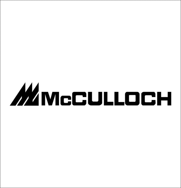 McCulloch decal, farm decal, car decal sticker
