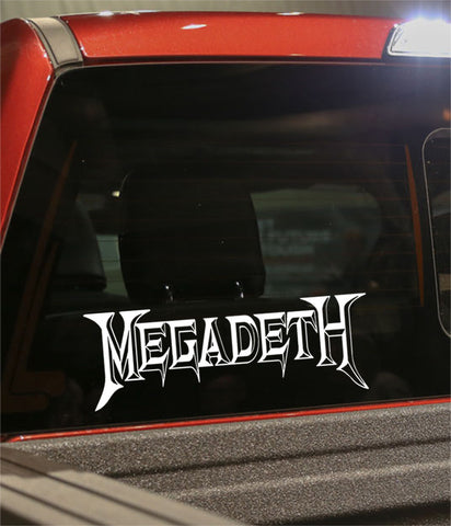 megadeth band decal - North 49 Decals