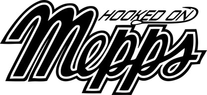 mepps decal, car decal, fishing sticker