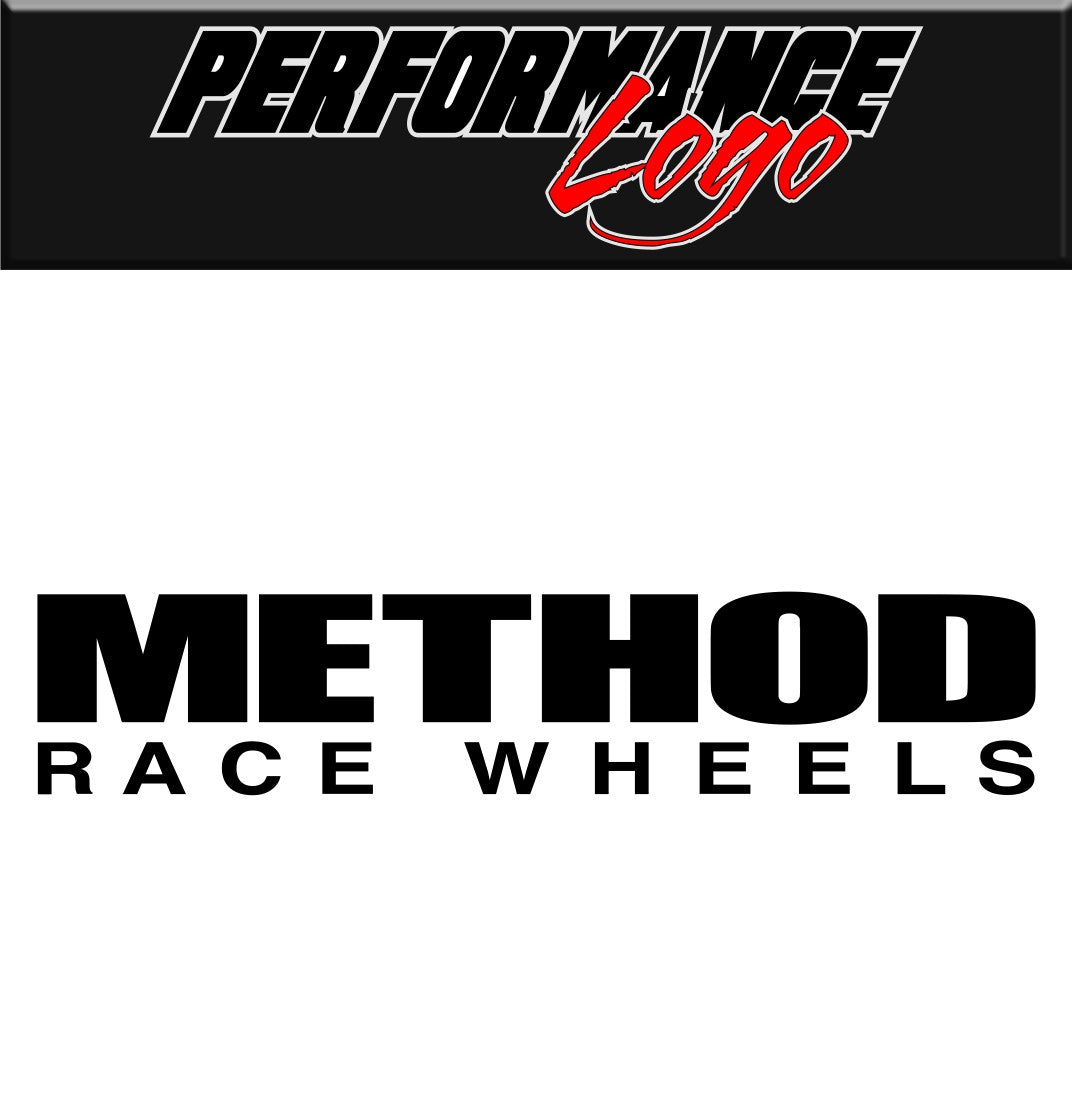 Performance Rims Decal Method Racing Wheels decal B – North 49 Decals