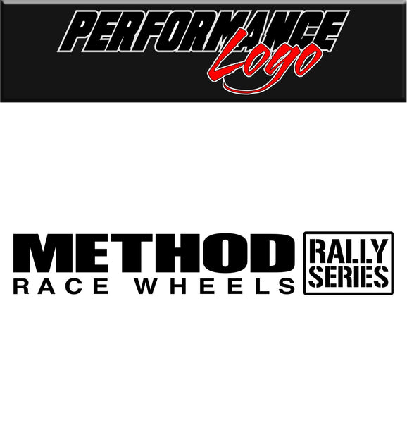 Method Racing Wheels decal, car decal sticker