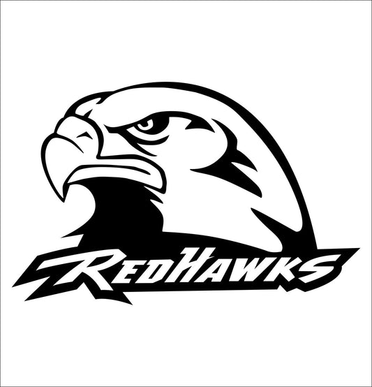 Miami Redhawks decal, car decal sticker, college football