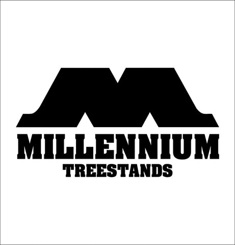 Millennium Treestands decal, fishing hunting car decal sticker