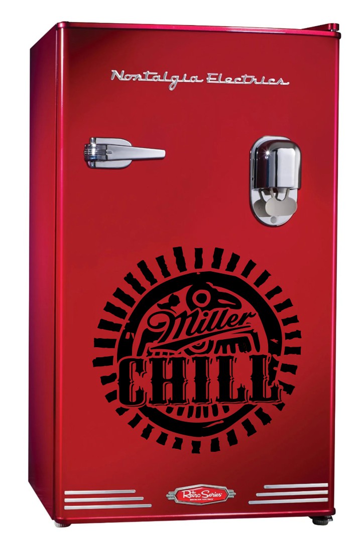 Miller Chill decal, beer decal, car decal sticker