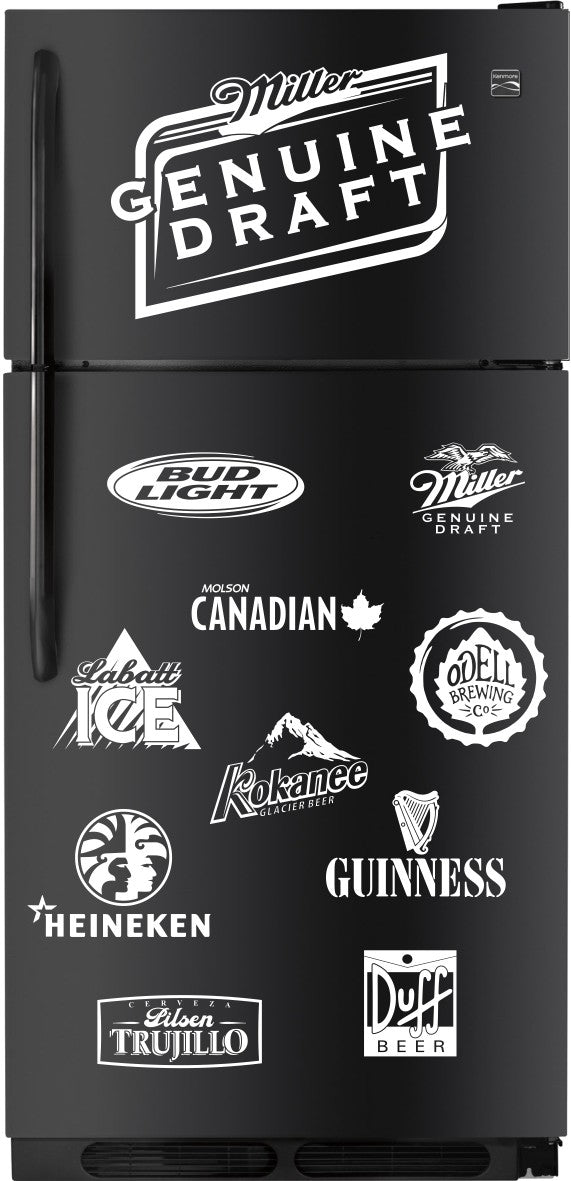 Miller Genuine Draft decal, beer decal, car decal sticker