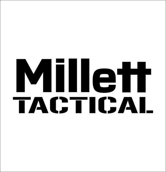 Millett Tactical decal, sticker, hunting fishing decal