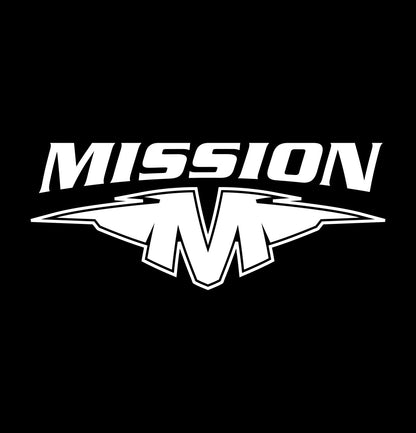 mission hockey decal, car decal sticker