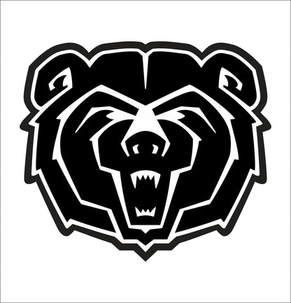 Missouri State Bears decal, car decal sticker, college football