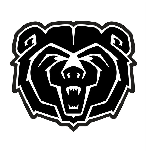 Missouri State Bears decal, car decal sticker, college football