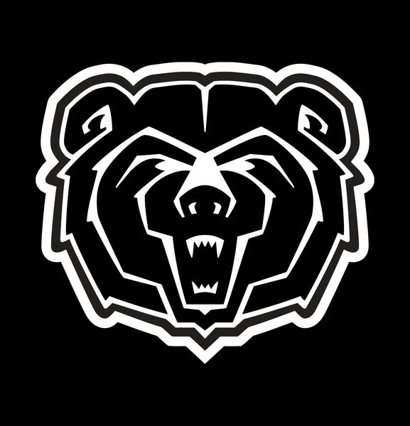 Missouri State Bears decal, car decal sticker, college football