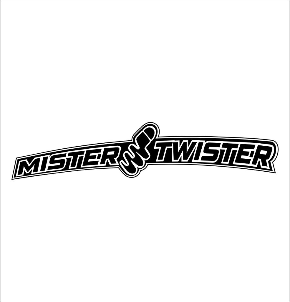 Mister Twister decal, sticker, hunting fishing decal