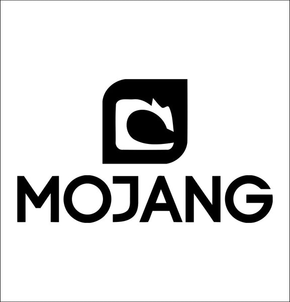 Mojang decal, video game decal, sticker, car decal