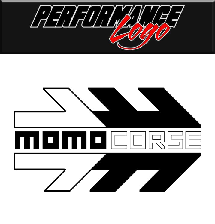 Momo Corse decal, performance decal, sticker
