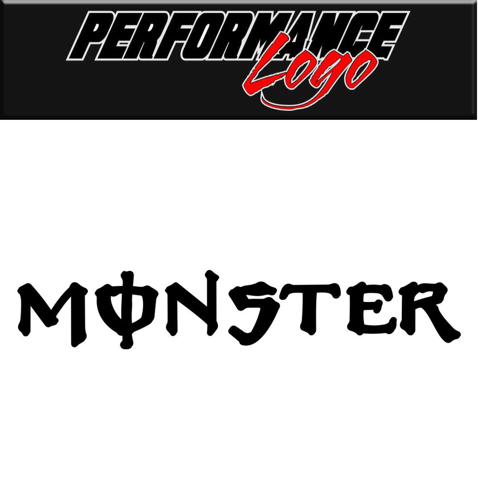 Monster Energy decal, performance decal, sticker
