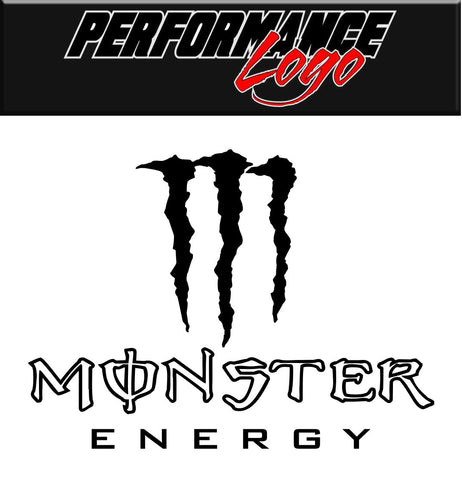 Monster decal, performance decal, sticker