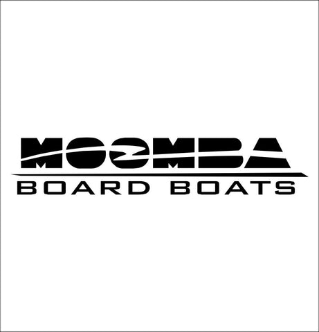 Moomba Boats decal, fishing hunting car decal sticker