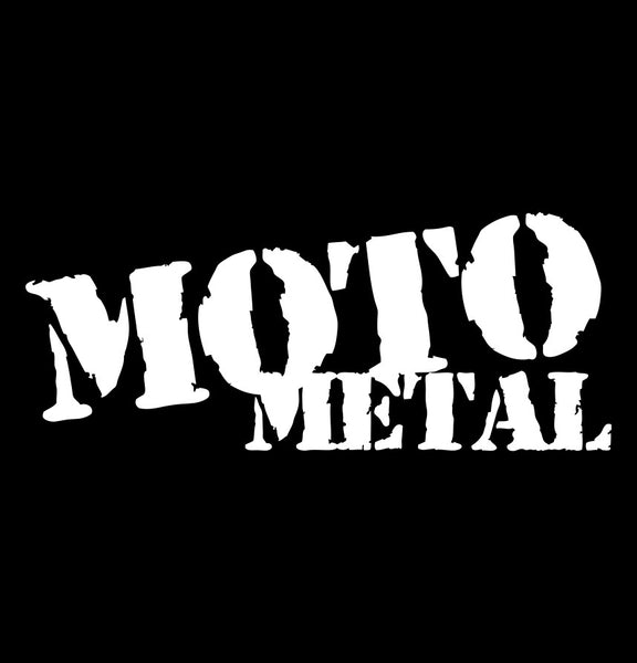 Moto Metal decal, performance car decal sticker