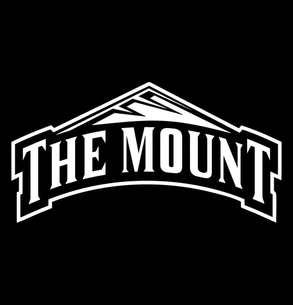 Mount St Mary's decal, car decal sticker, college football