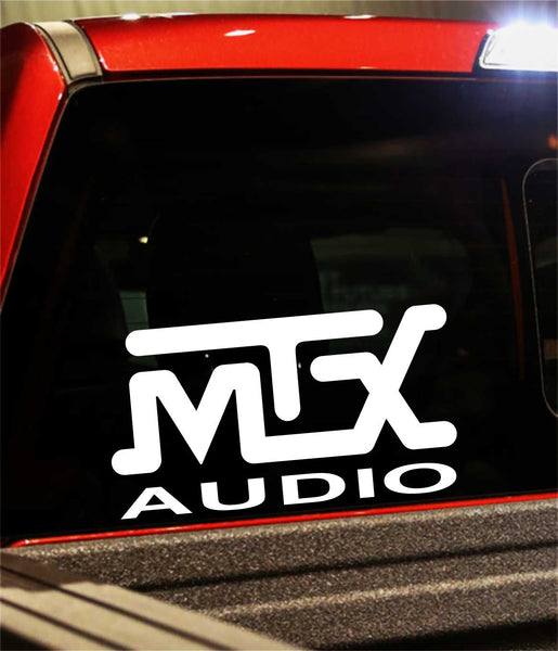 MTX Audio decal, sticker, audio decal