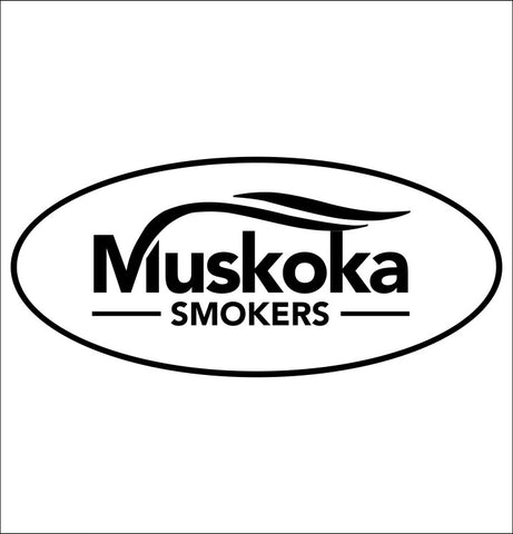 Muskoka Smokers decal, barbecue, smoker decals, car decal