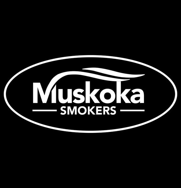 Muskoka Smokers decal, barbecue, smoker decals, car decal