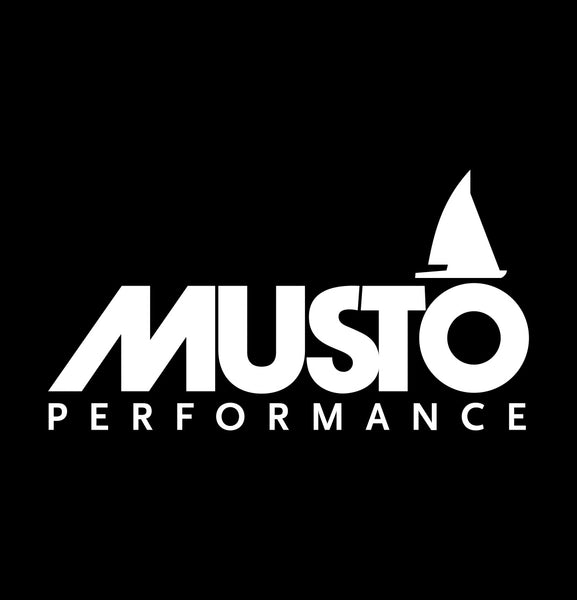 musto decal, car decal sticker