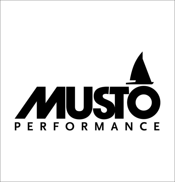 musto decal, car decal sticker