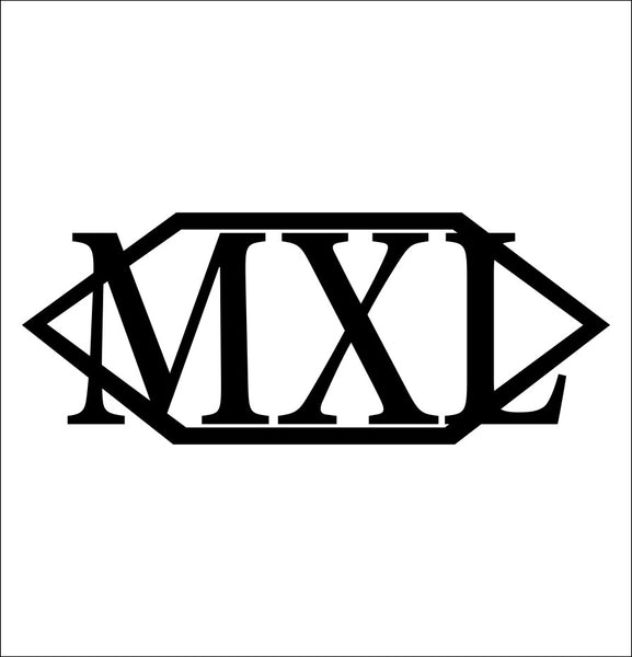 MXL Microphones decal, music instrument decal, car decal sticker