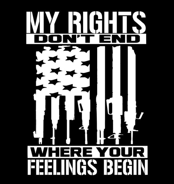 My Rights Don't End decal