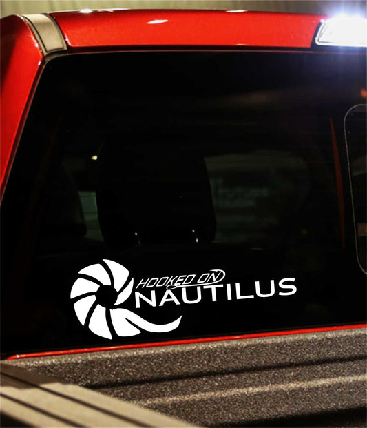 nautilus reels decal, car decal, fishing sticker