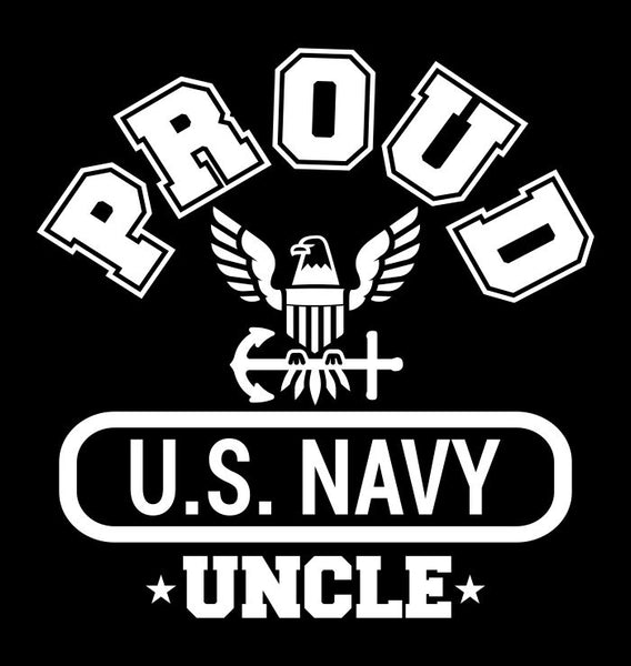 Proud US Navy Uncle decal