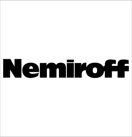 Nemiroff decal, vodka decal, car decal, sticker