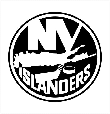 New York Islanders decal, sticker, nhl decal