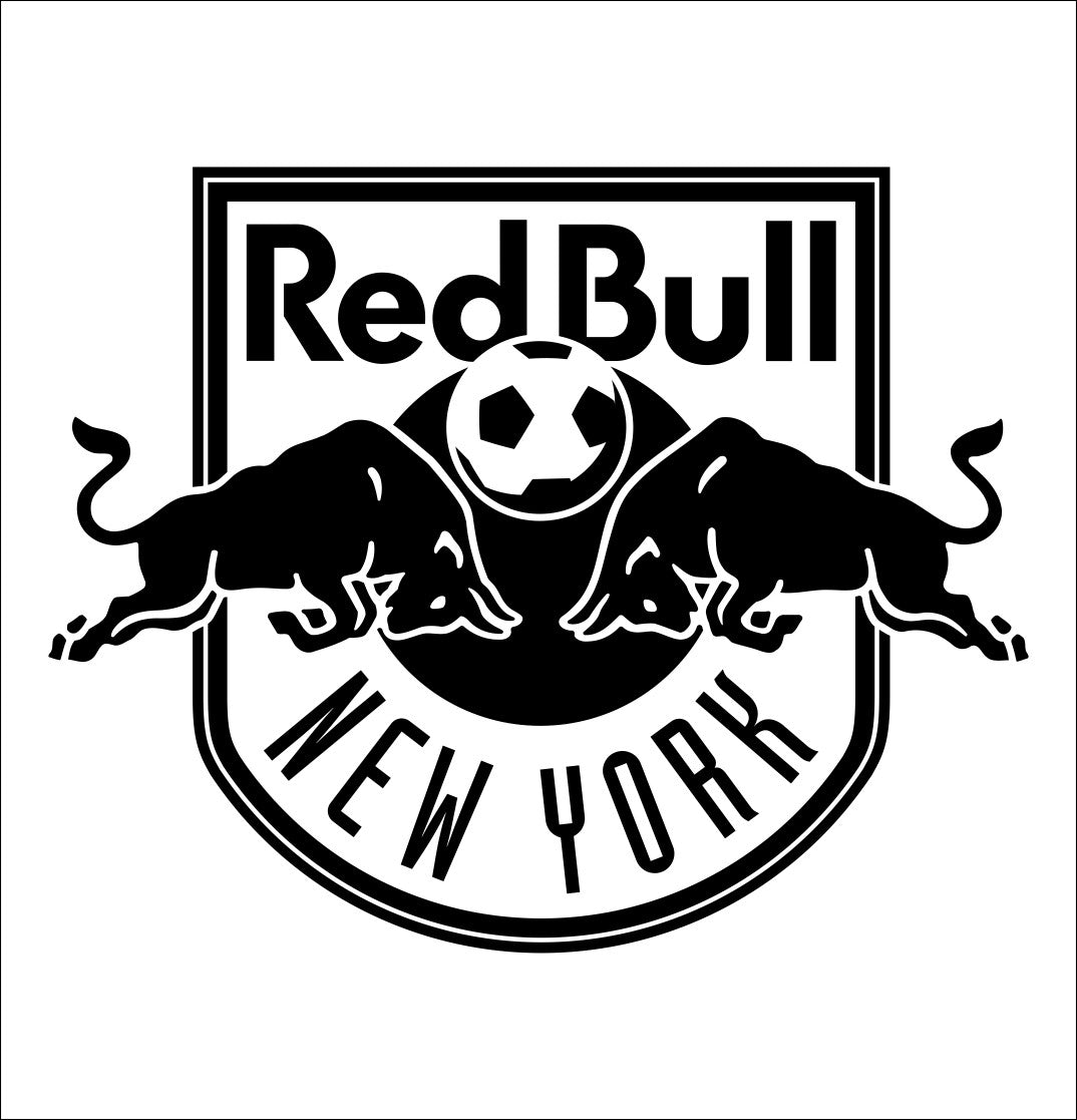 New York Red Bulls decal, car decal sticker