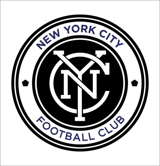 New York City FC decal, car decal sticker